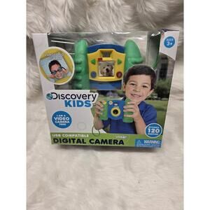 DISCOVERY KIDS Digital Camera * Green/Yellow * USB Compatible New open box